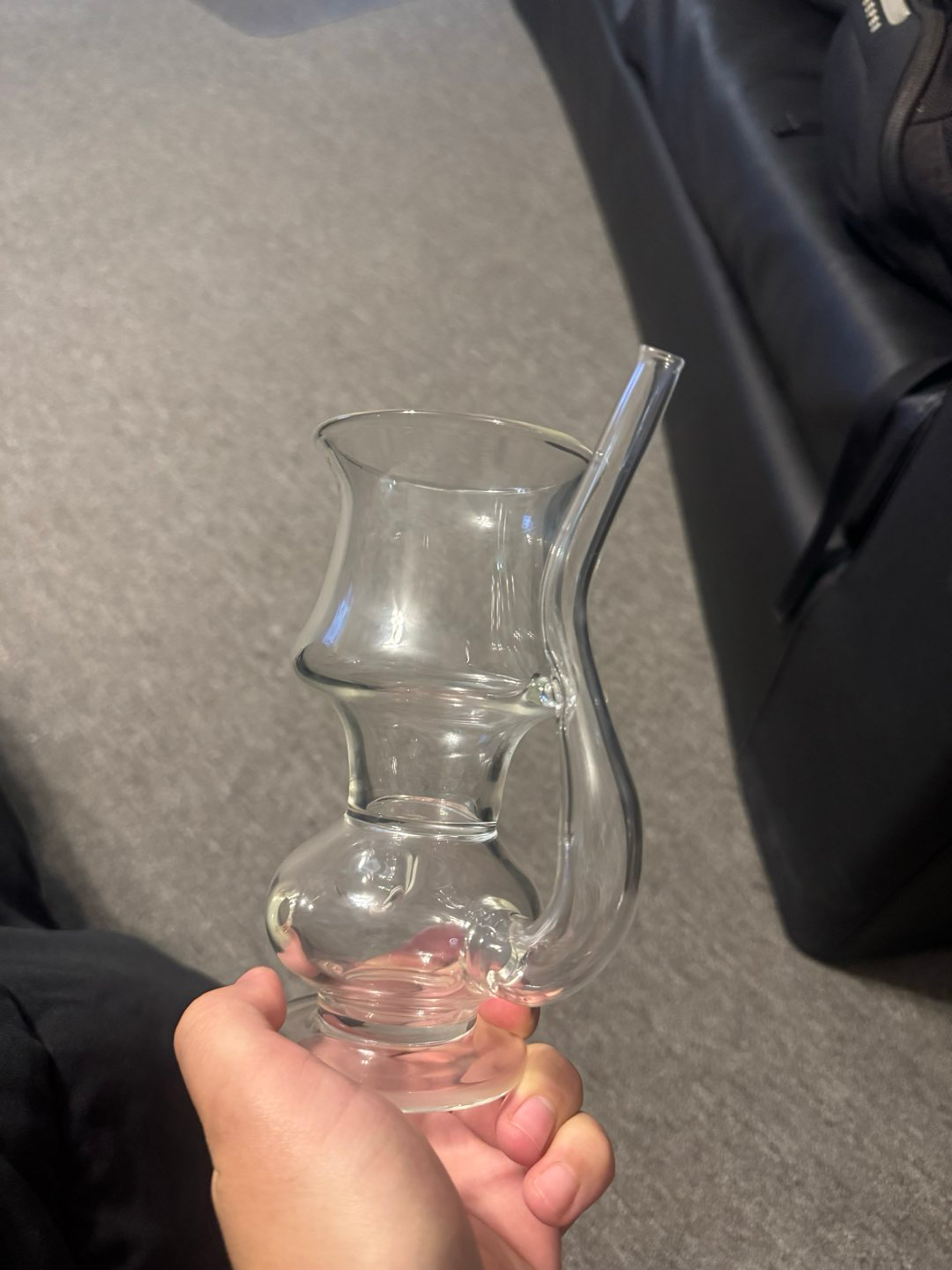 Trailer park glass cup (smokable cup) image 0