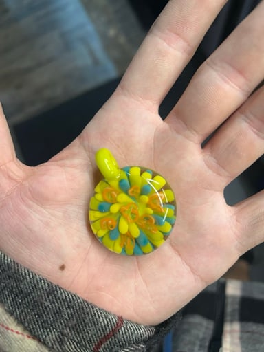Preview pic of Coral reef implosion pendant