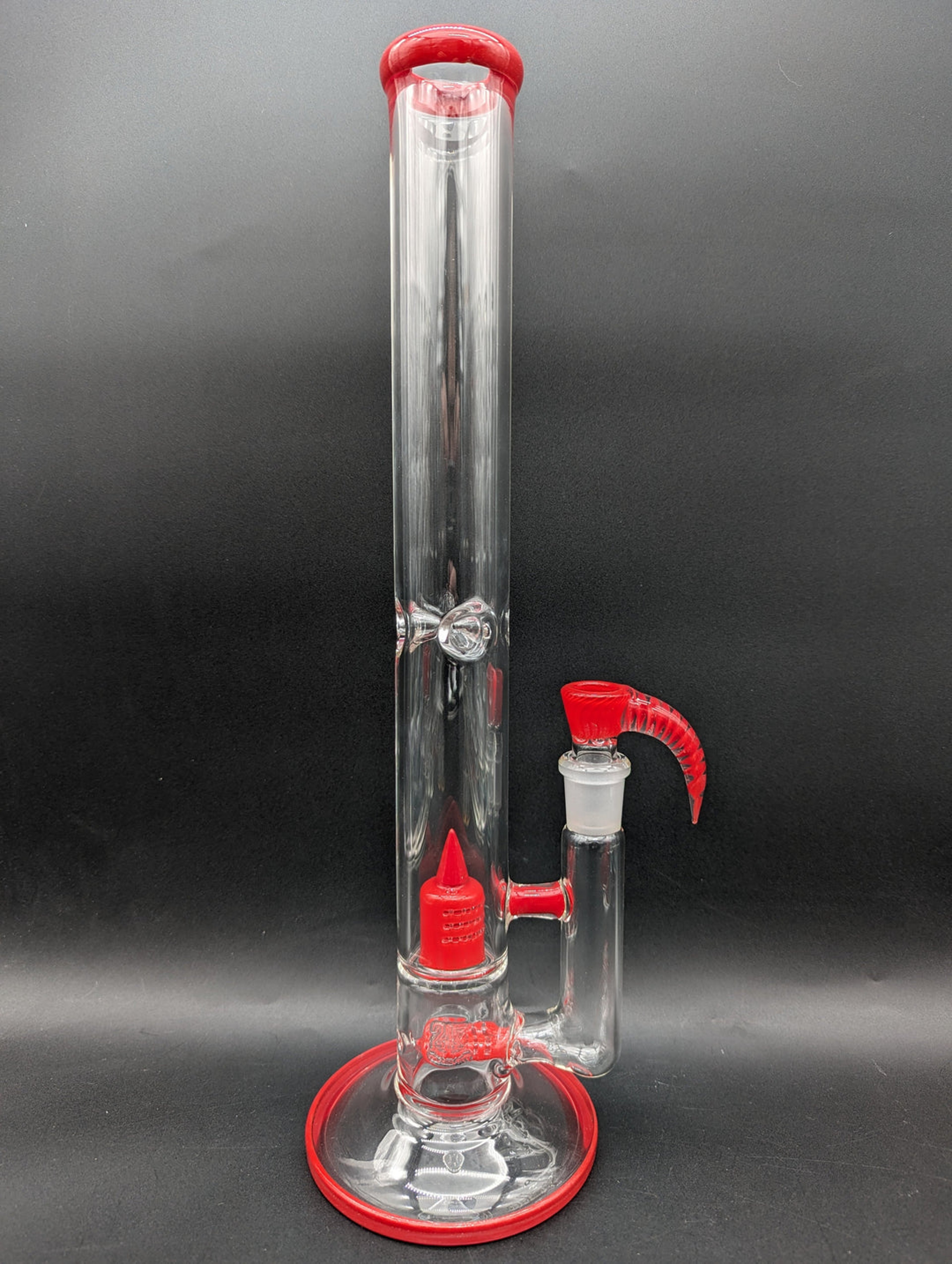 2K GLASS DUAL GRIDLINE TO 180 GRID CAP BONG image 0