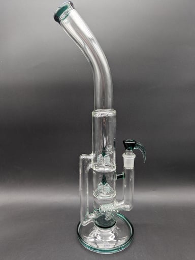 Preview pic of 2K GLASS 18" BENT NECK TREECYCLER BONG