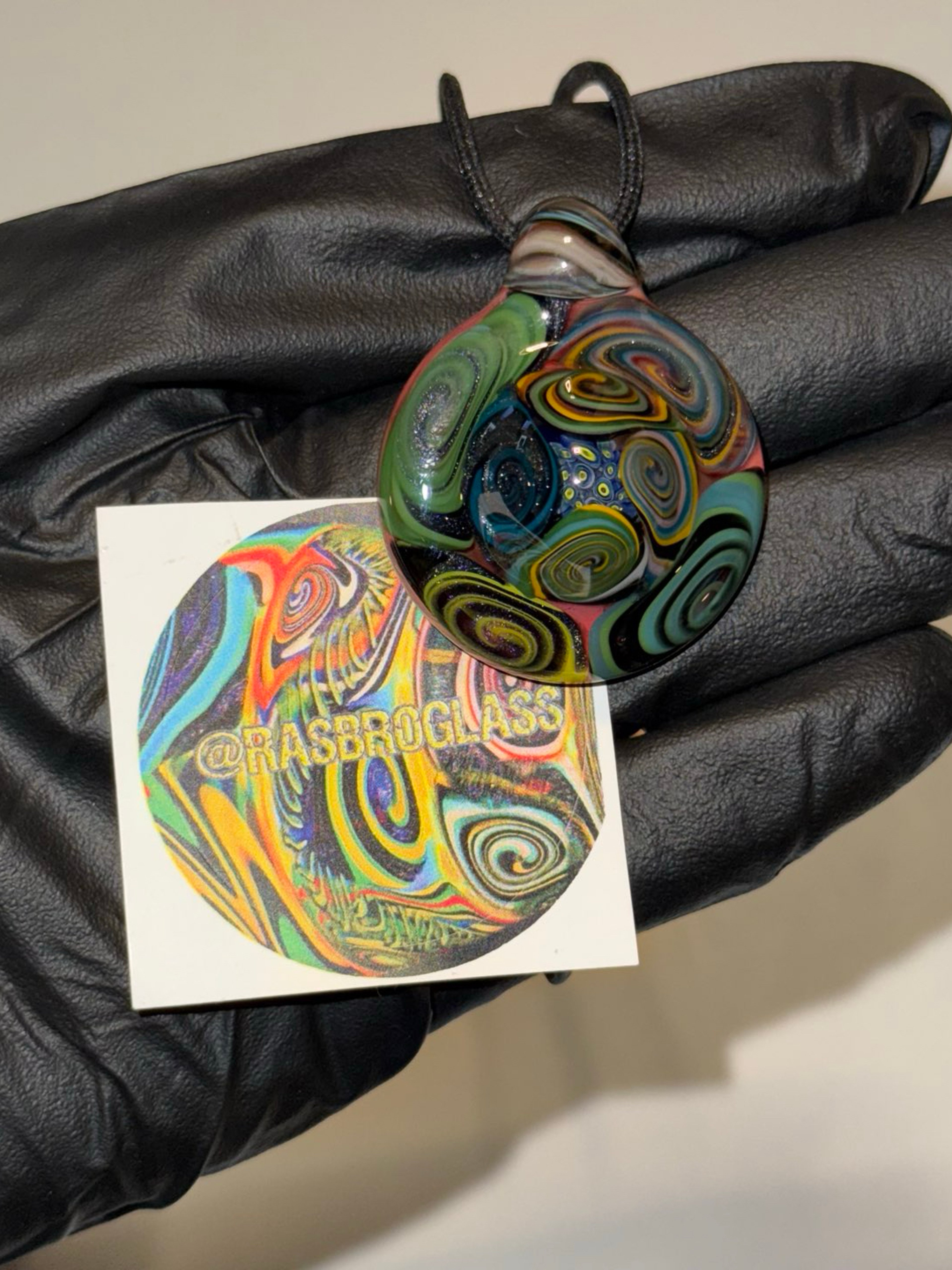 Preview pic of Rasbro Glass Worked Pendant