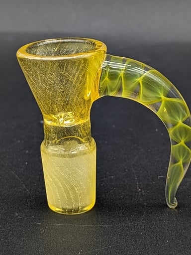 Preview pic of FULLY WORKED GREEK GLASS 18MM 4 HOLE SLIDE