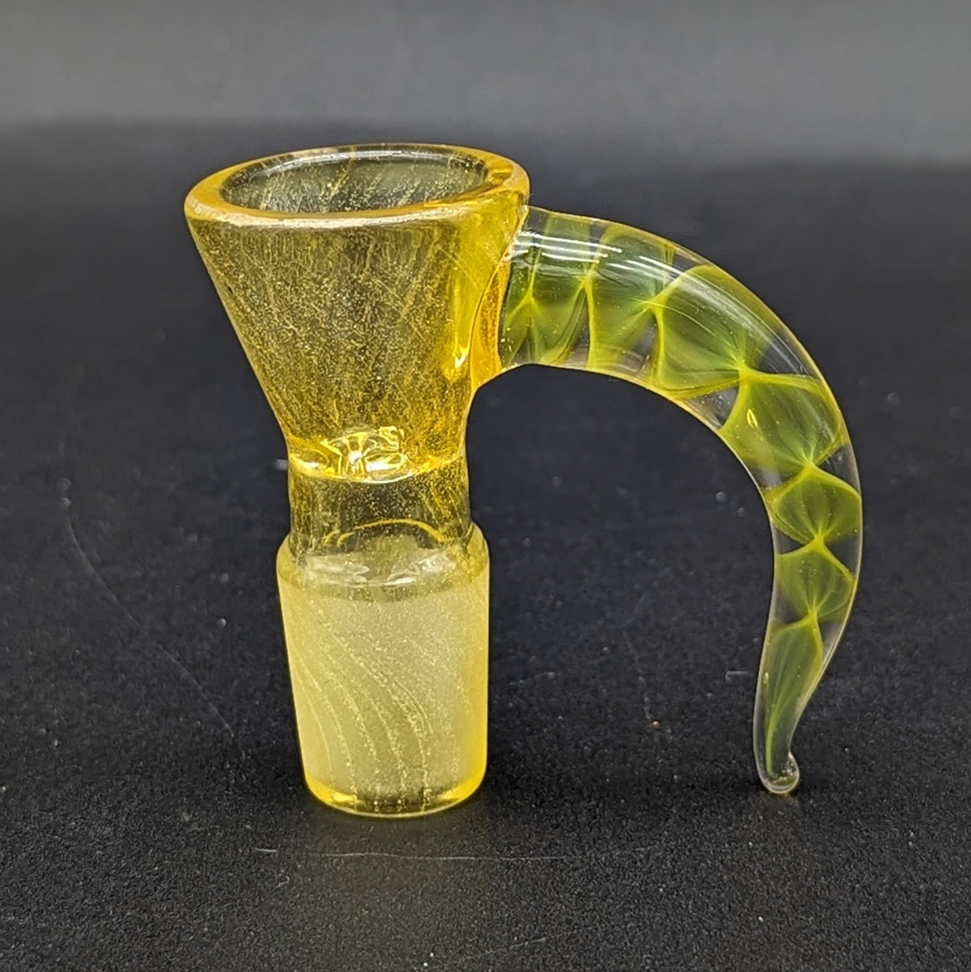 Preview pic of FULLY WORKED GREEK GLASS 18MM 4 HOLE SLIDE