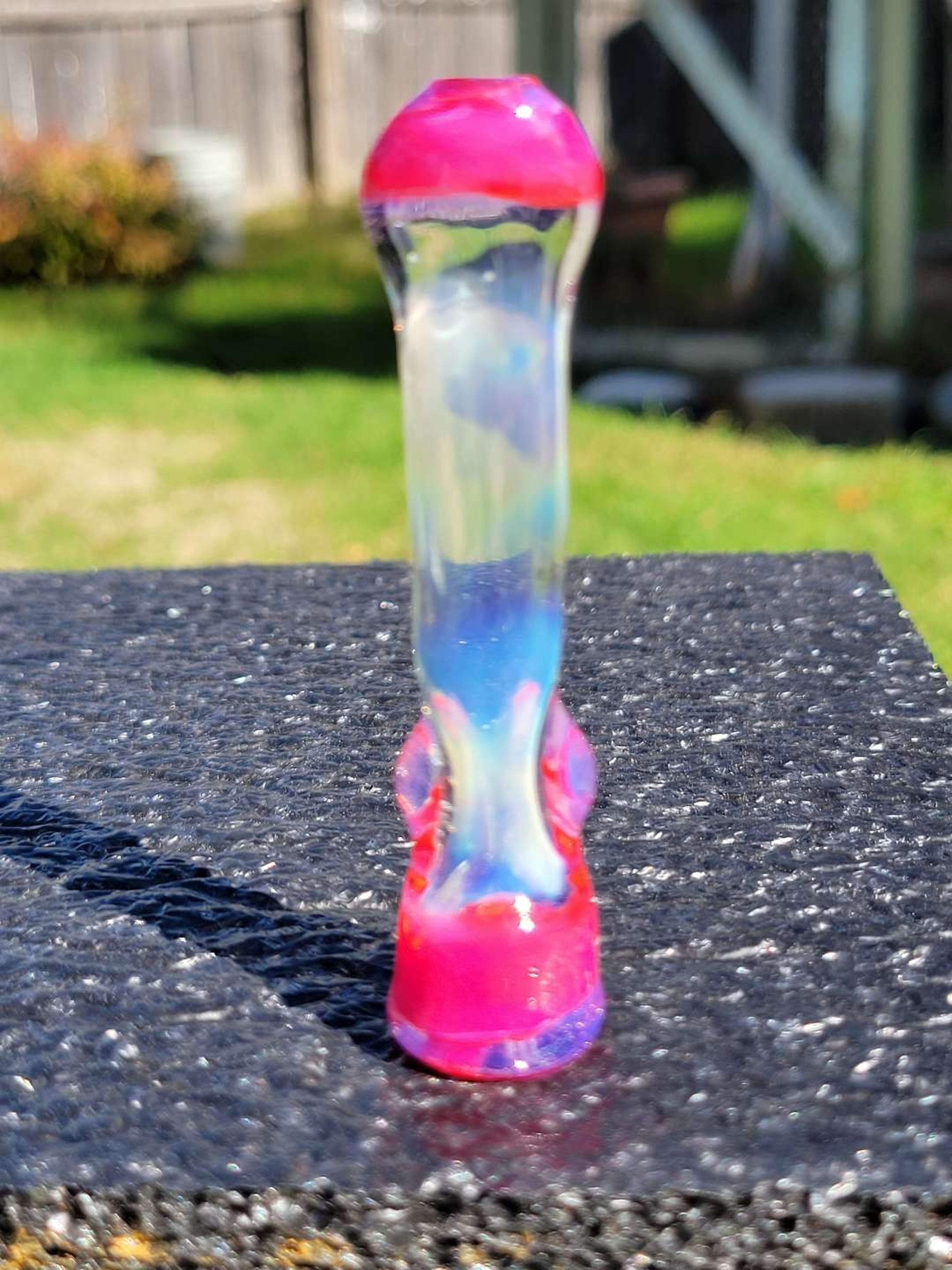 Preview pic of Fumed chillum hot pink