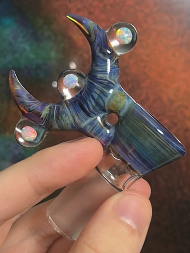 Preview pic of 3 Opal Elmollo Boro 18/4 Crescent Slide w/ orig matching case