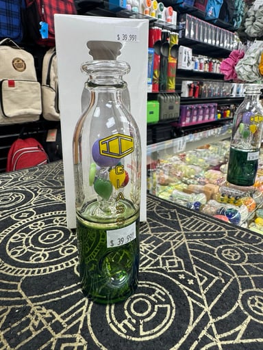 Preview pic of Ic glass spoon light green