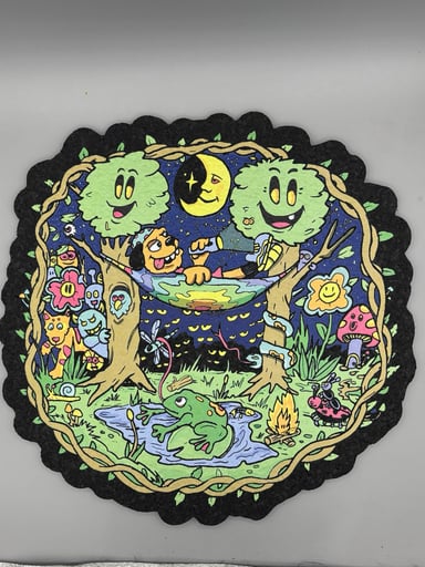 Preview pic of 6/50! Trevy Metal Camping Friends MoodMat