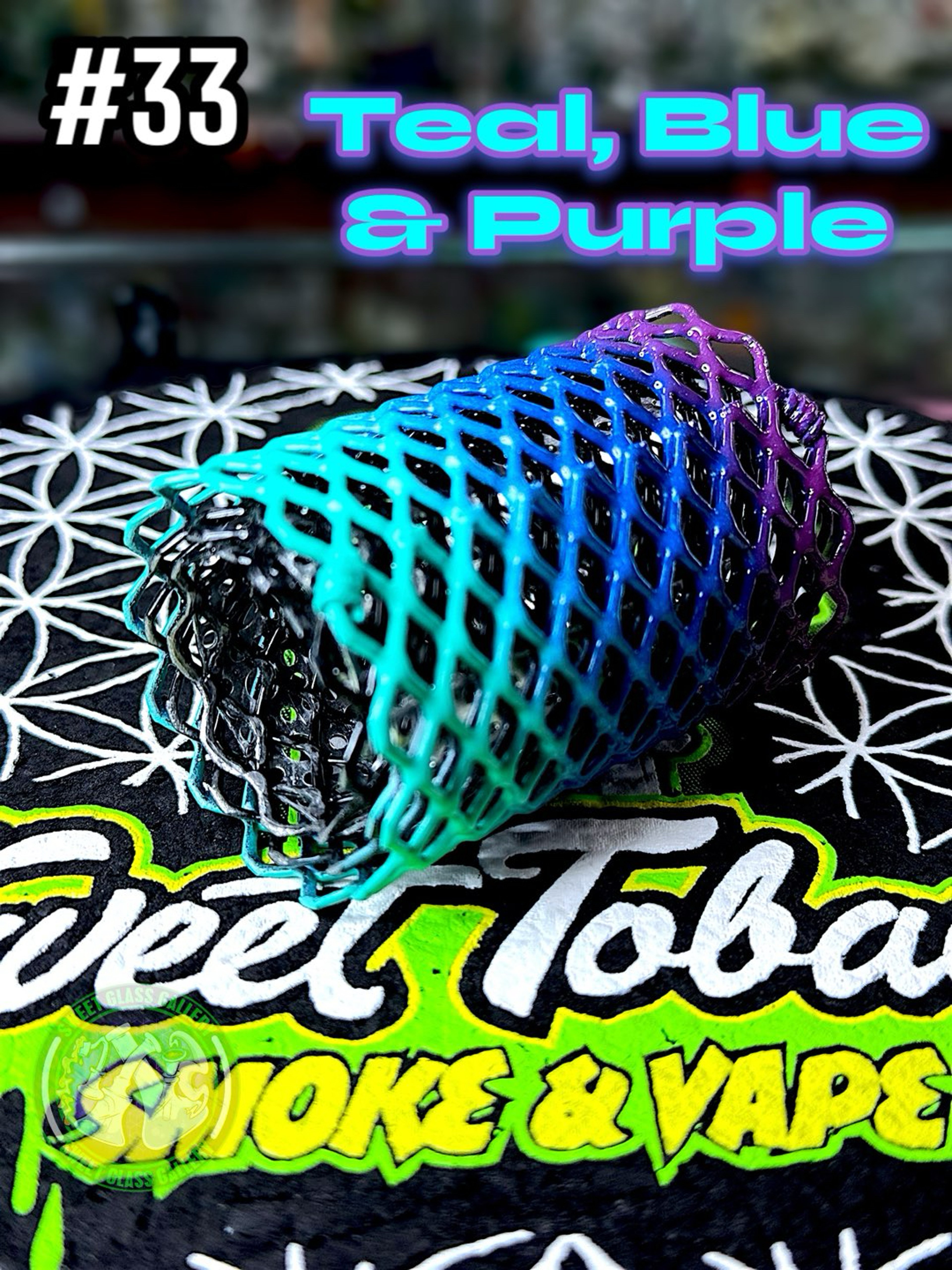 Preview pic of Mamba Guardzz - Heat Cage #33 Blazer GT8000 Guard (Teal, Blue & Purple)