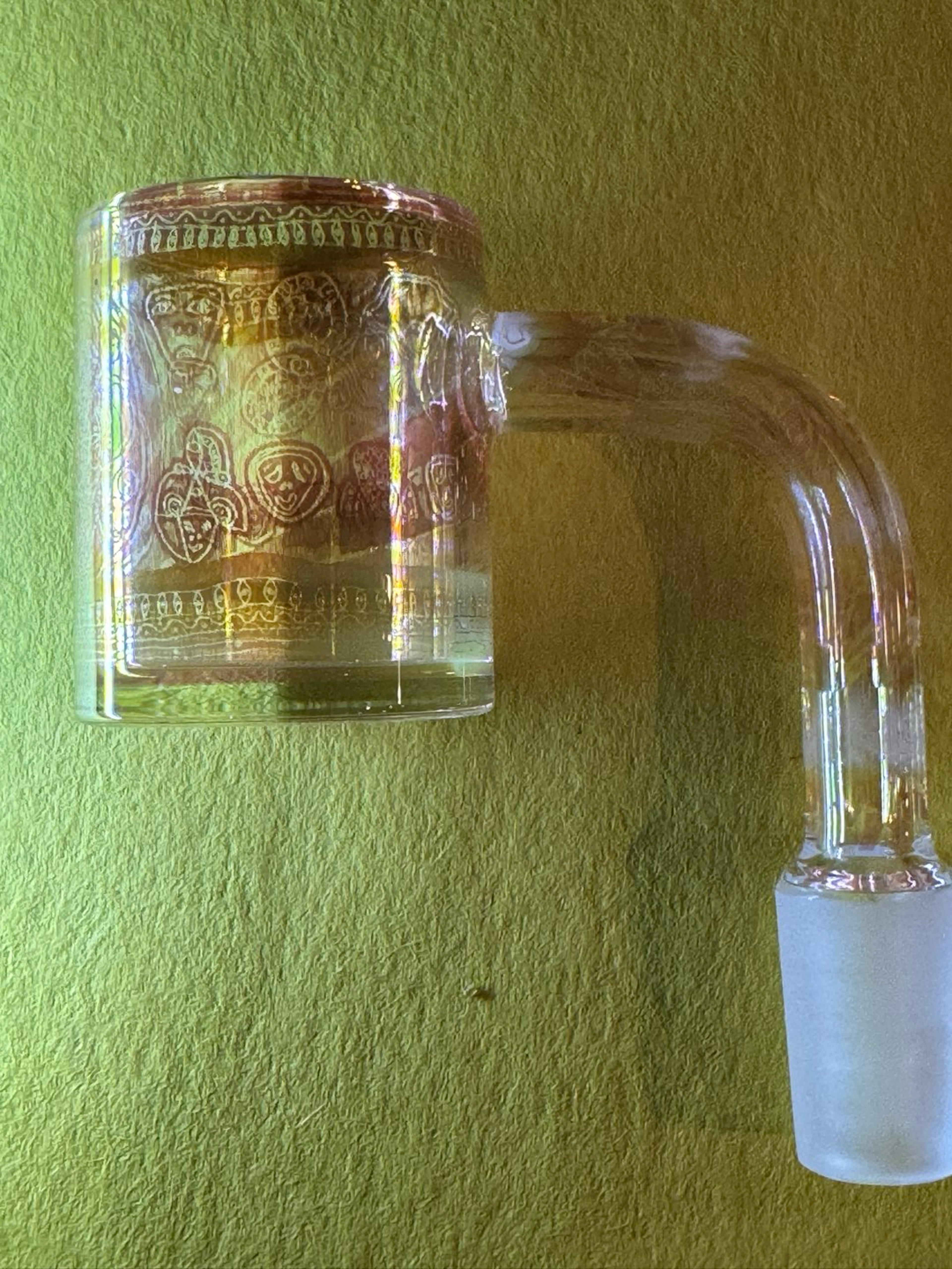 Preview pic of Quave Binary Banger 710 Labs x LSD world Peace 14mm/90 degree