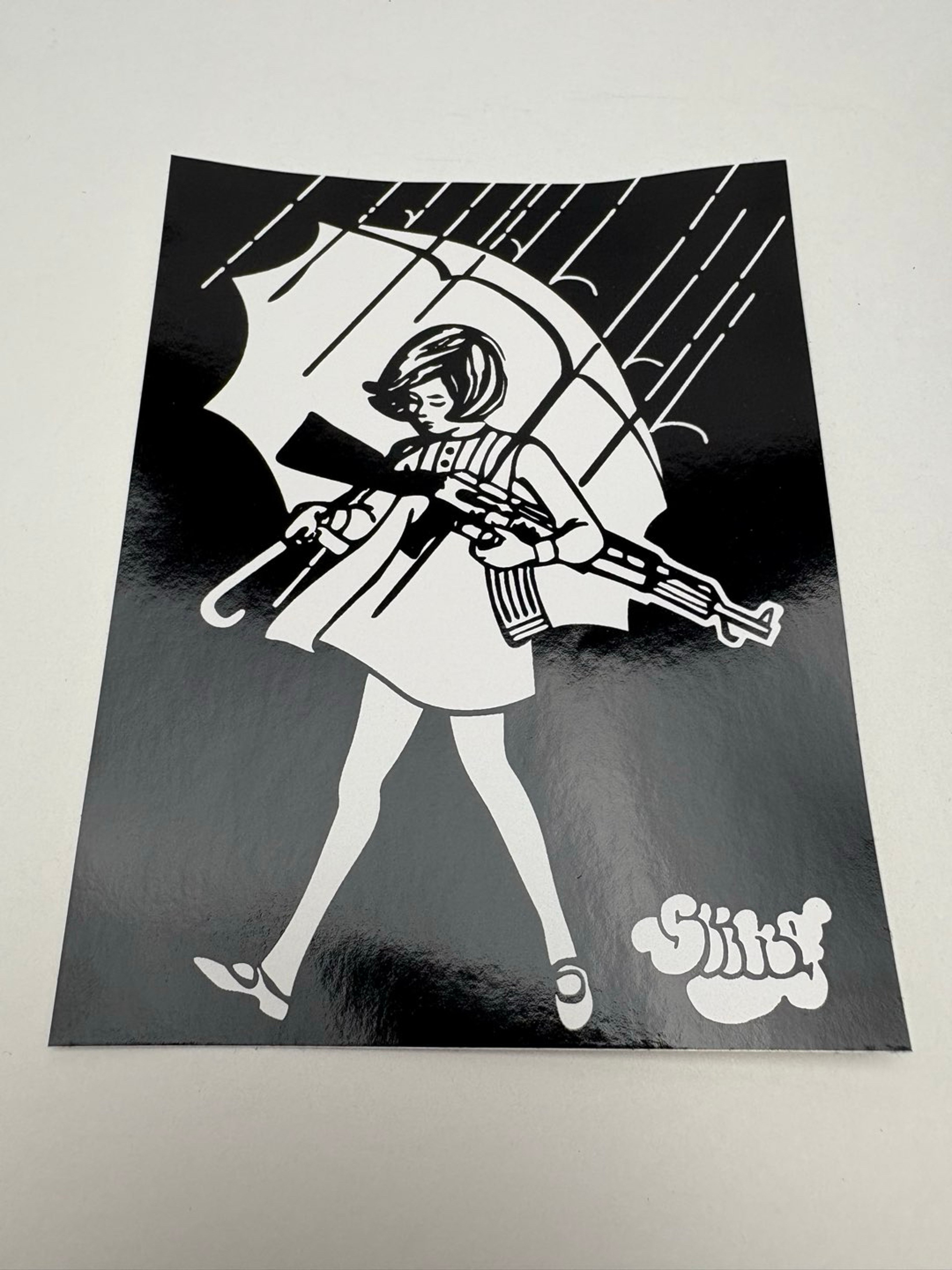 Preview pic of Slinger AK Girl Sticker