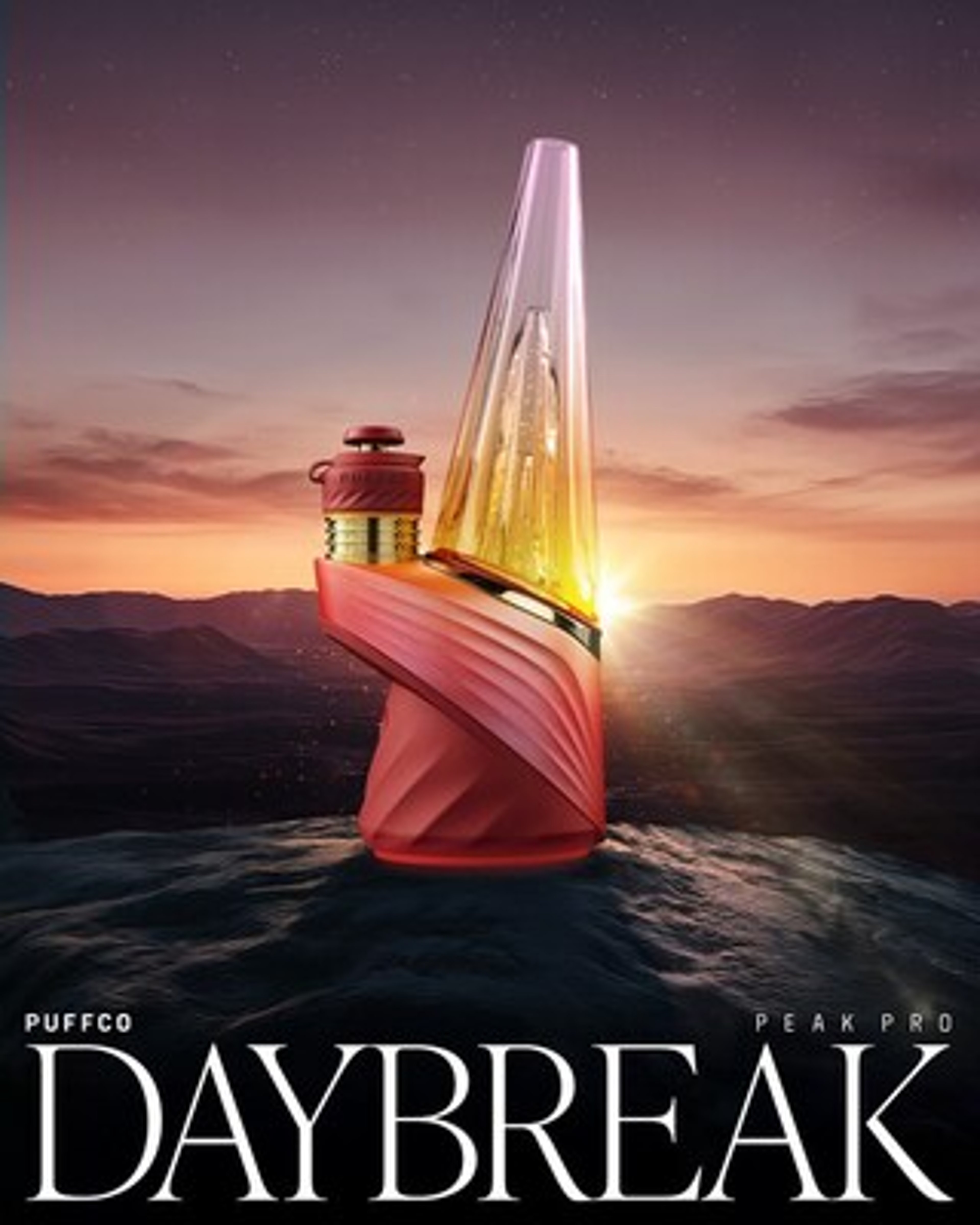 Preview pic of Puffco Peak Pro Daybreak 3DXL Gold atomizer
