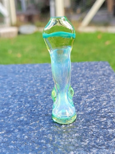Preview pic of Fumed chillum aqua sublime