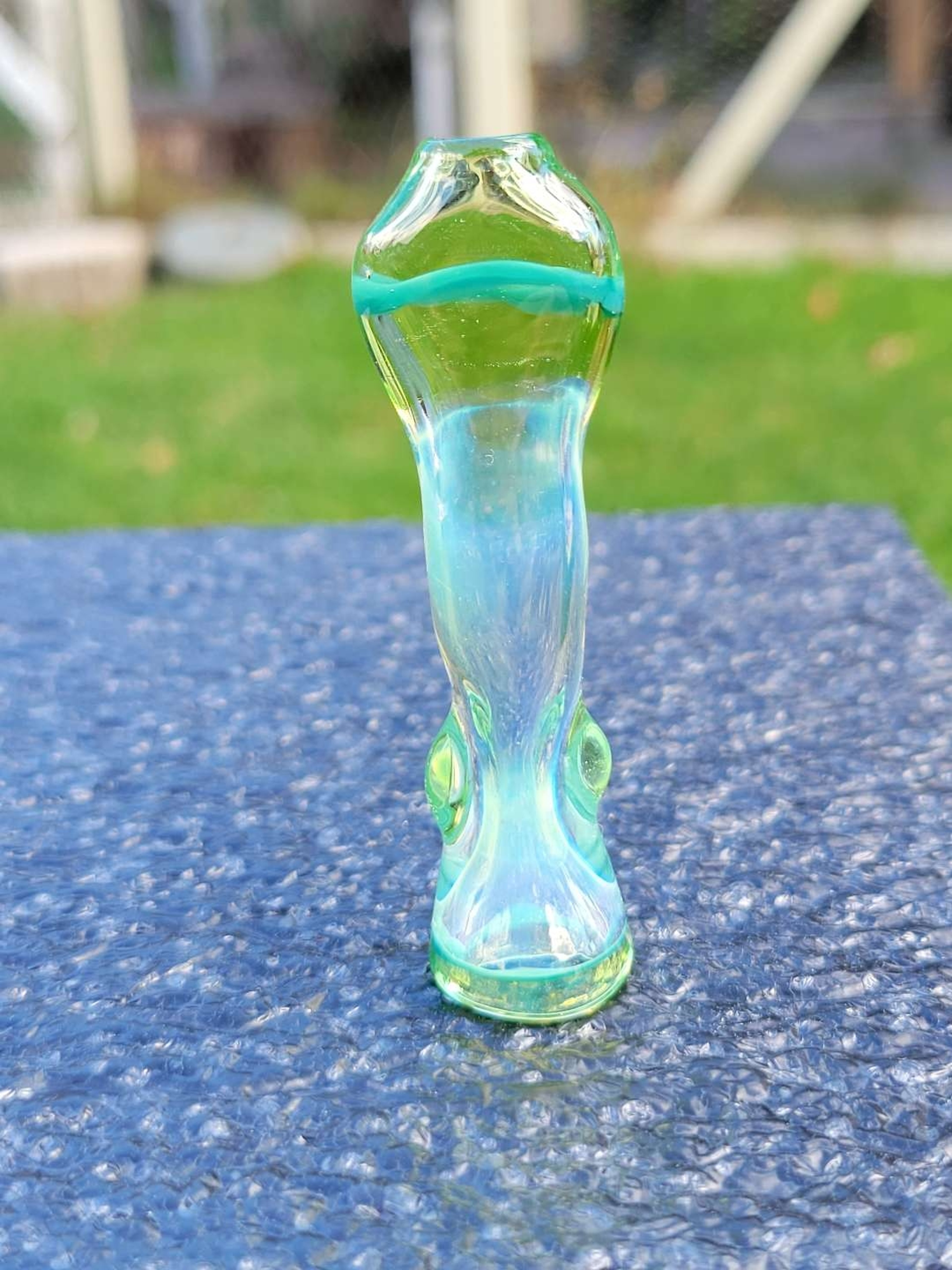 Preview pic of Fumed chillum aqua sublime
