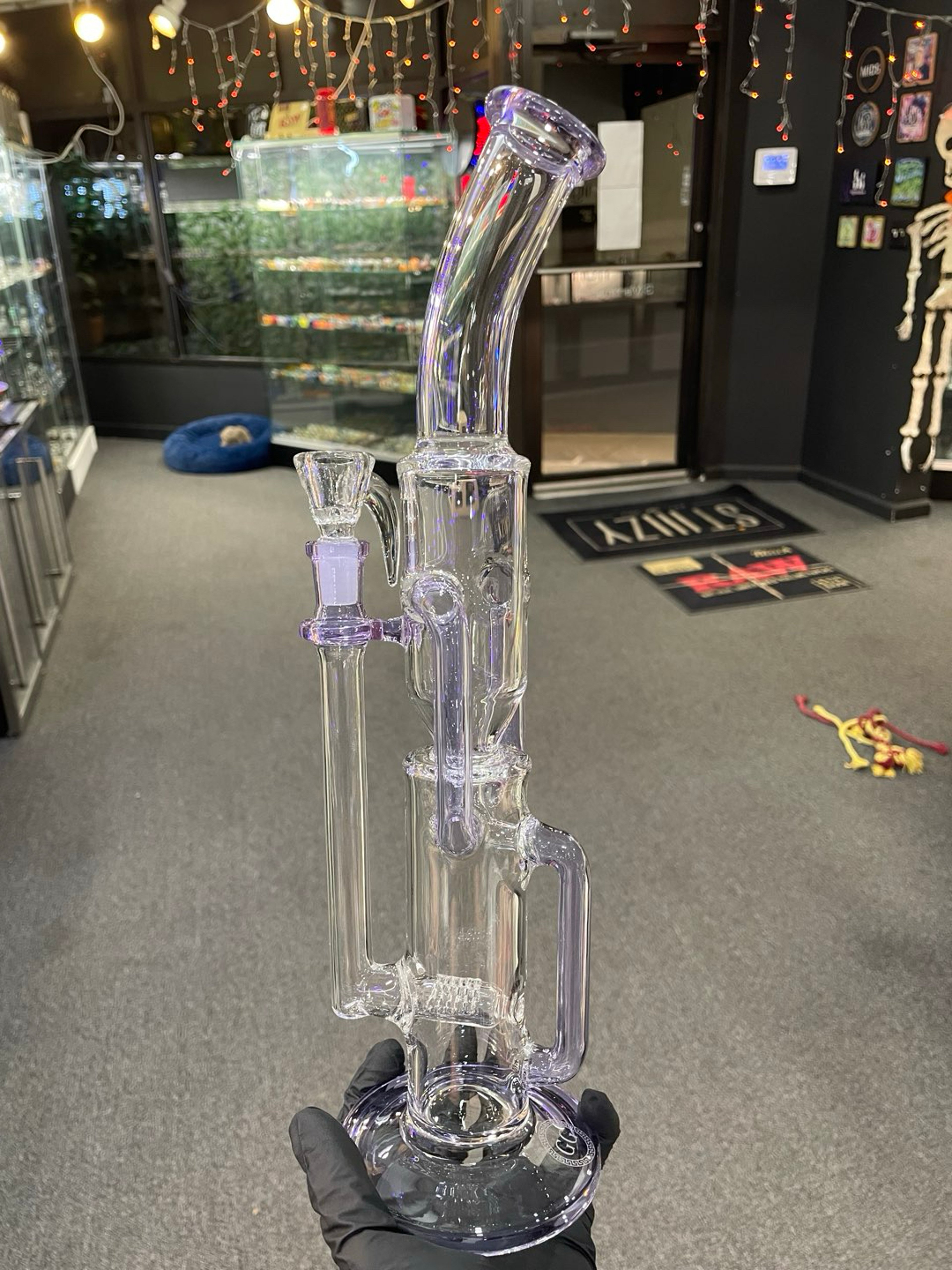 Preview pic of Greek Recycler Tube 2.0 CFL Purple