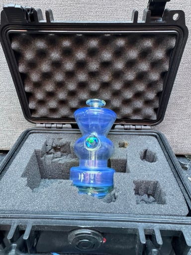 Preview pic of Moonstone over Seabreeze Puffco Peak cups by EF Norris 2019