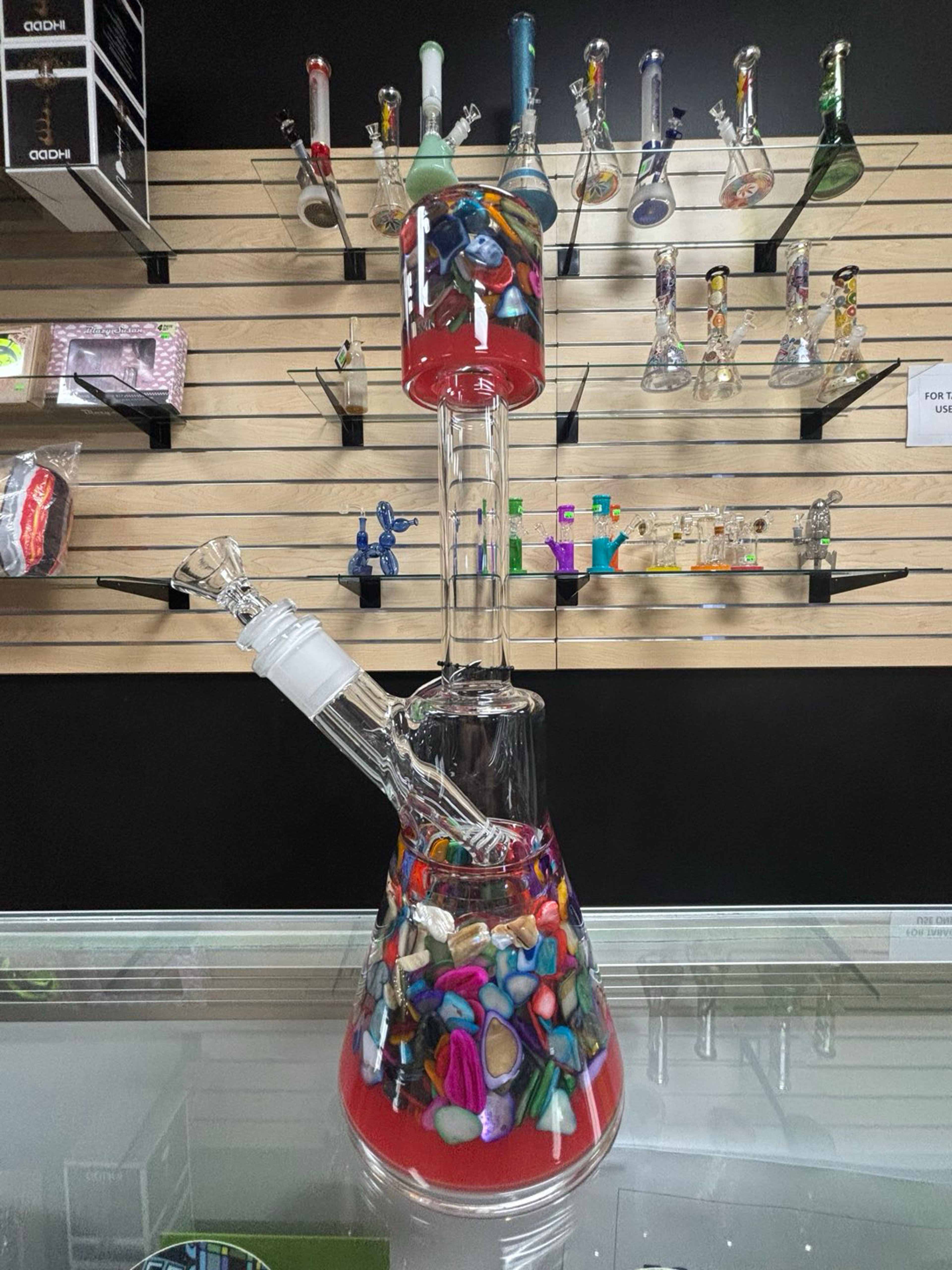 Super cool stained glass 14mm piece! image 0