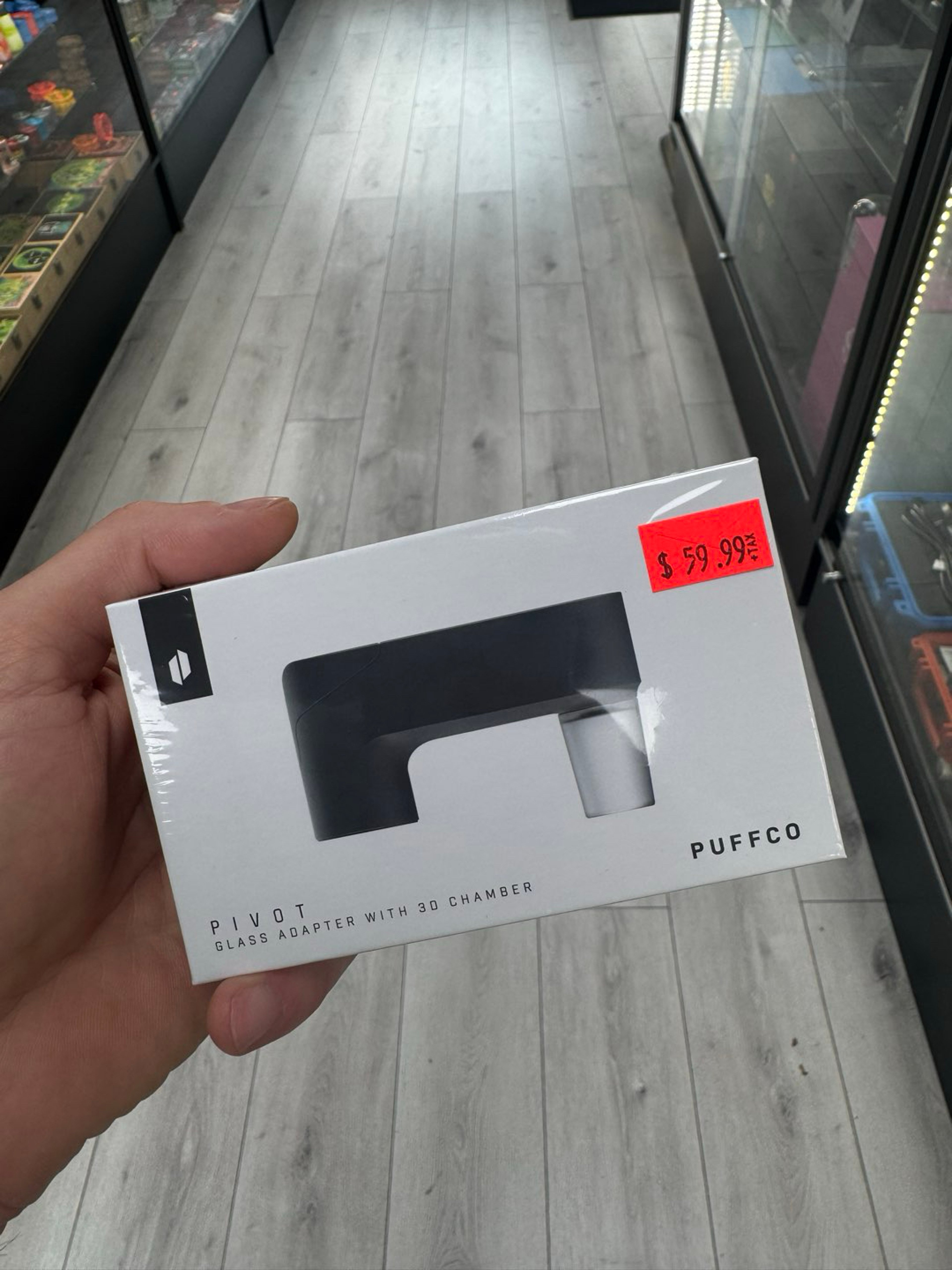 Preview pic of Puffco pivot glass adapter with 3d chamber