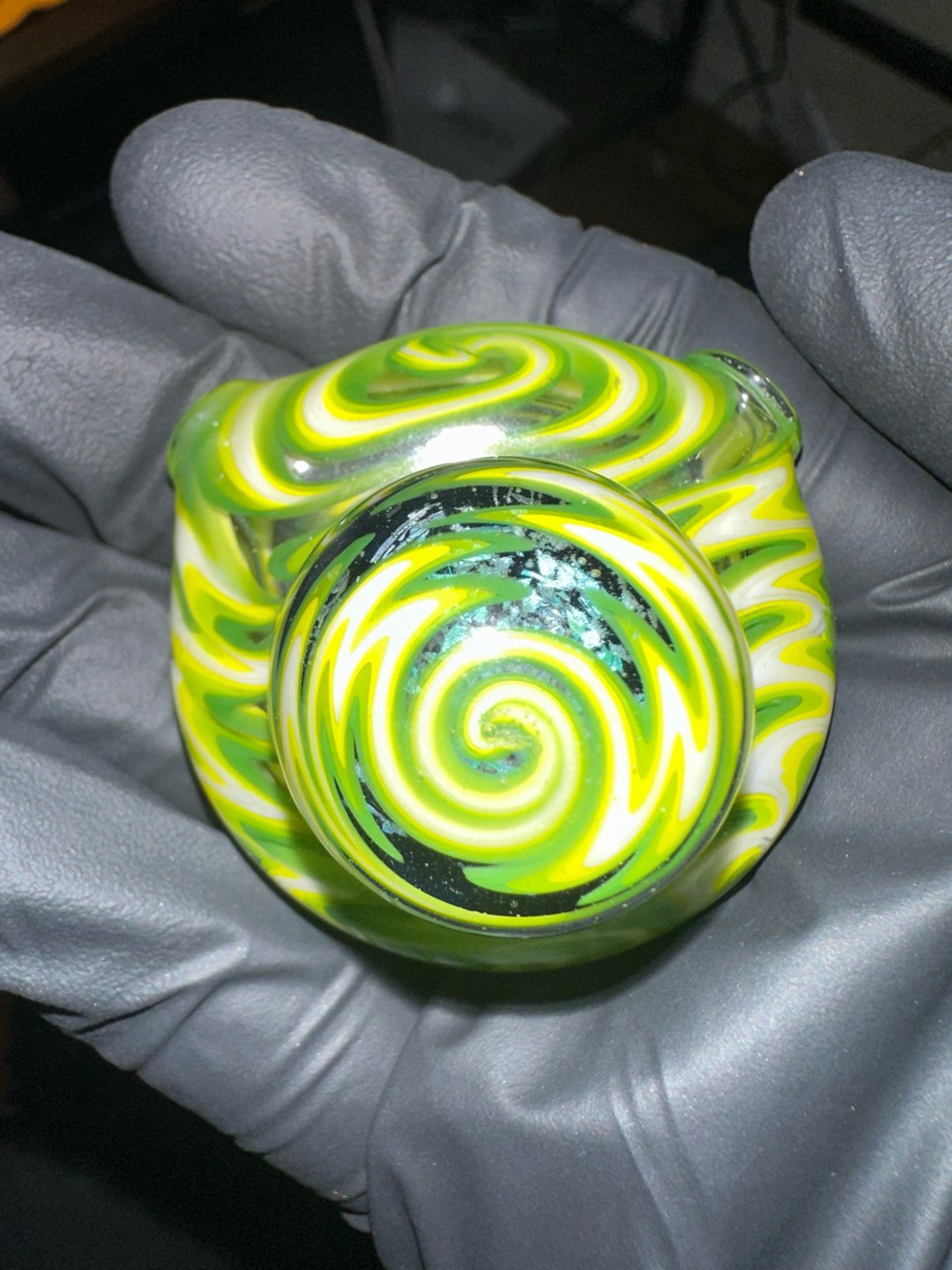 Matt Z Green Wigwag Pendant image 0