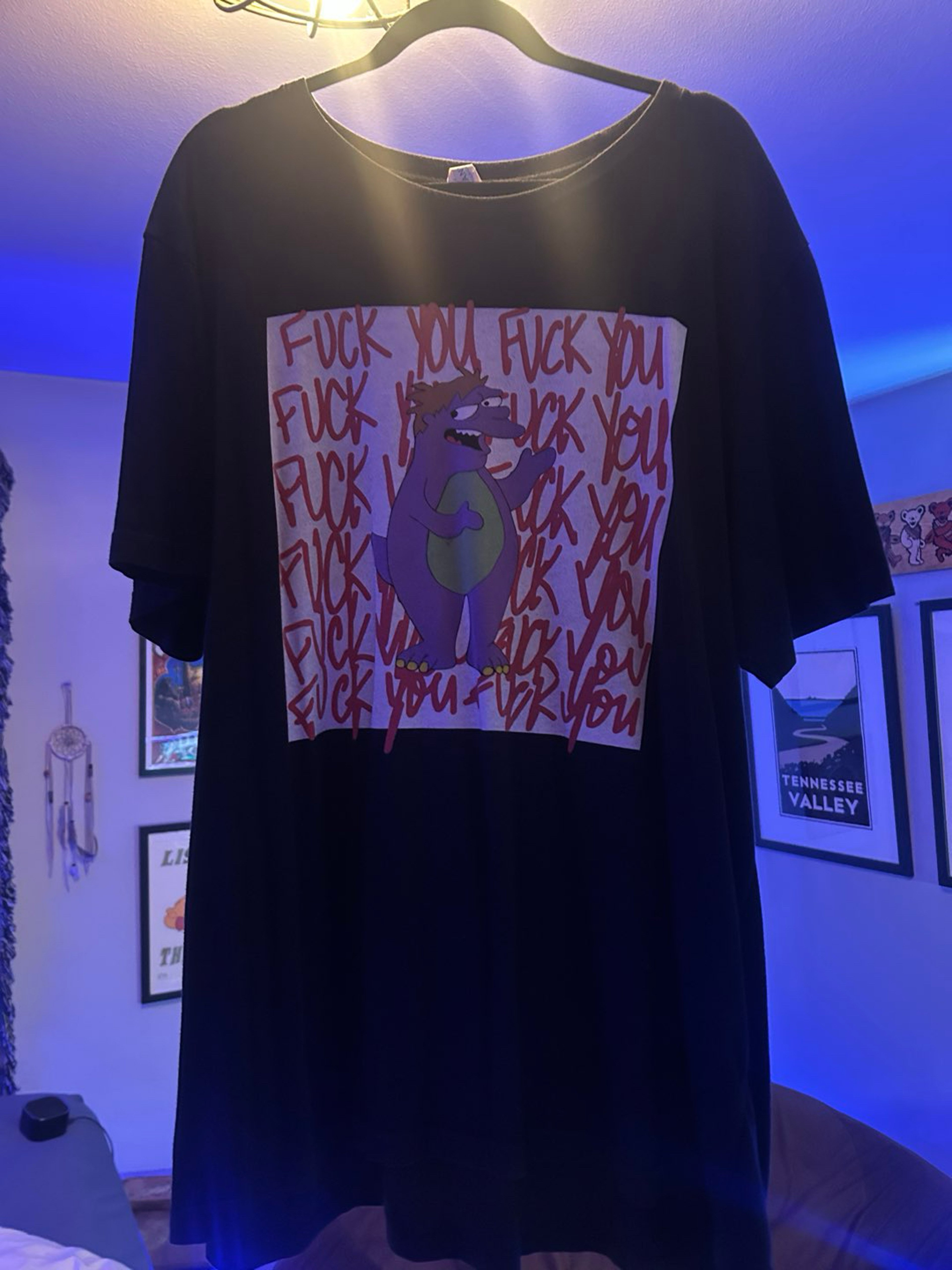 Preview pic of GZ1WhateverForever Barney F**k You T 2xl Used