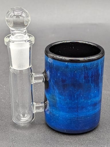 Preview pic of GREEK GLASS GALACTIC Q-TIP AND ISO HOLDER