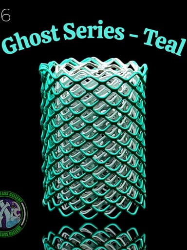 Preview pic of Mamba Guardzz - Heat Cage #46 Blazer Torch Guard (Ghost Series - Teal)