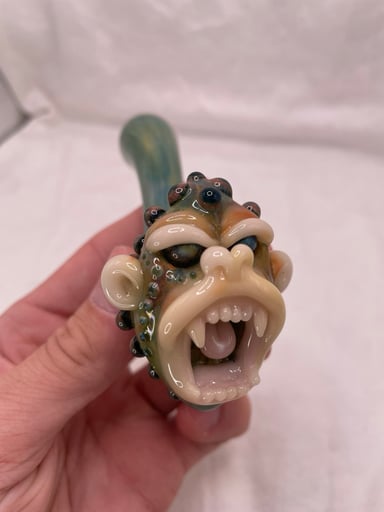 Preview pic of @PatrickBGlass Monkey Sculpture Pipe