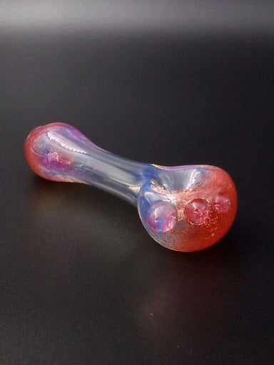 Preview pic of Color changing Spoon, Rust frit with lenses