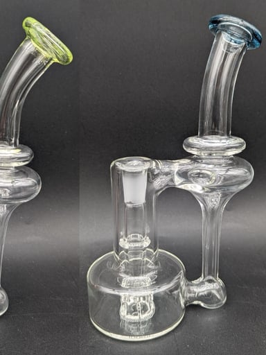 Preview pic of GREEK GLASS 10MM RBR BONG