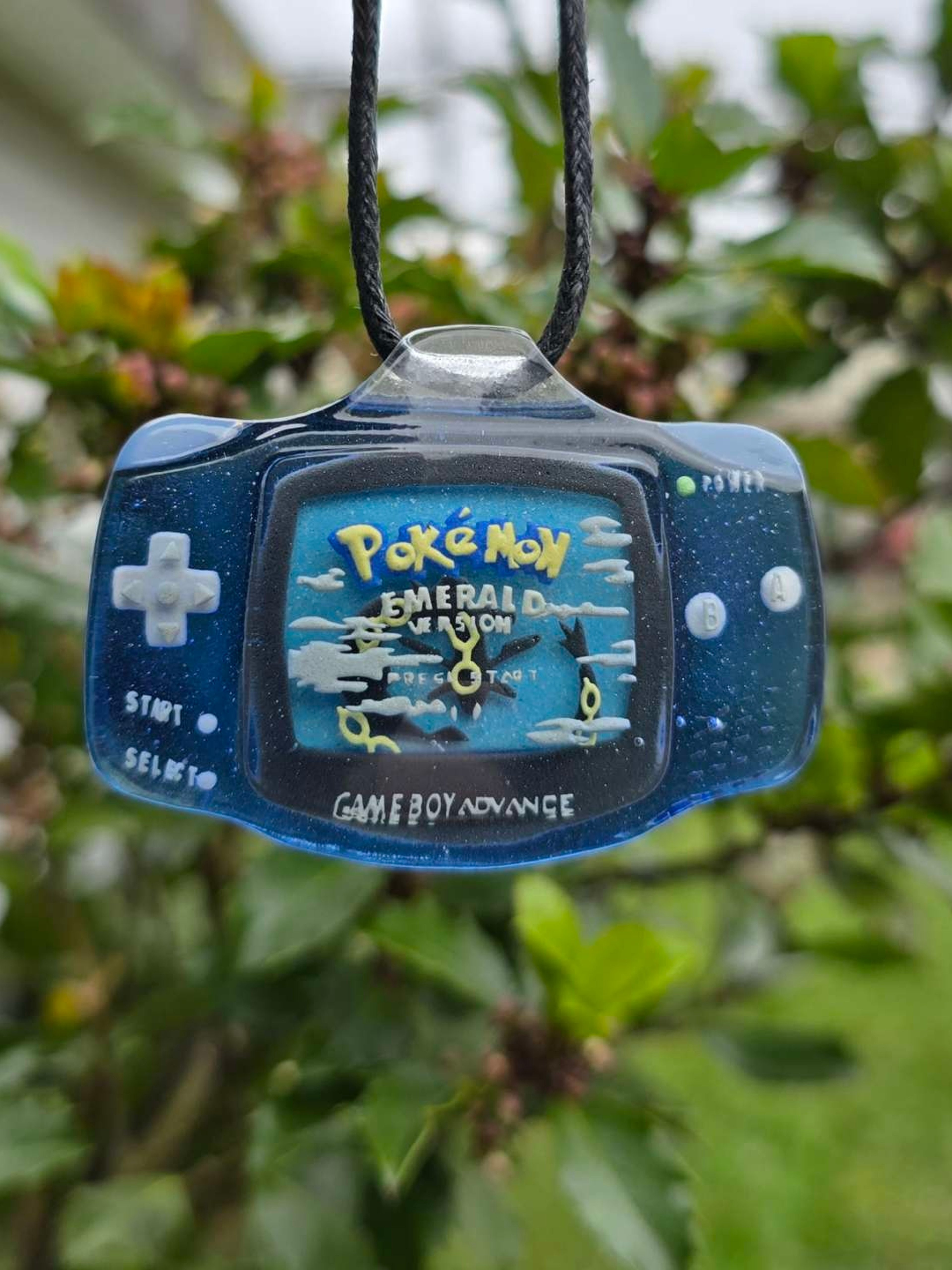 Preview pic of Pokemon Emerald Gameboy Advance Layered Glow Pendant