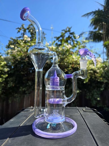 Preview pic of 2K Glass Art Wisteria Recycler