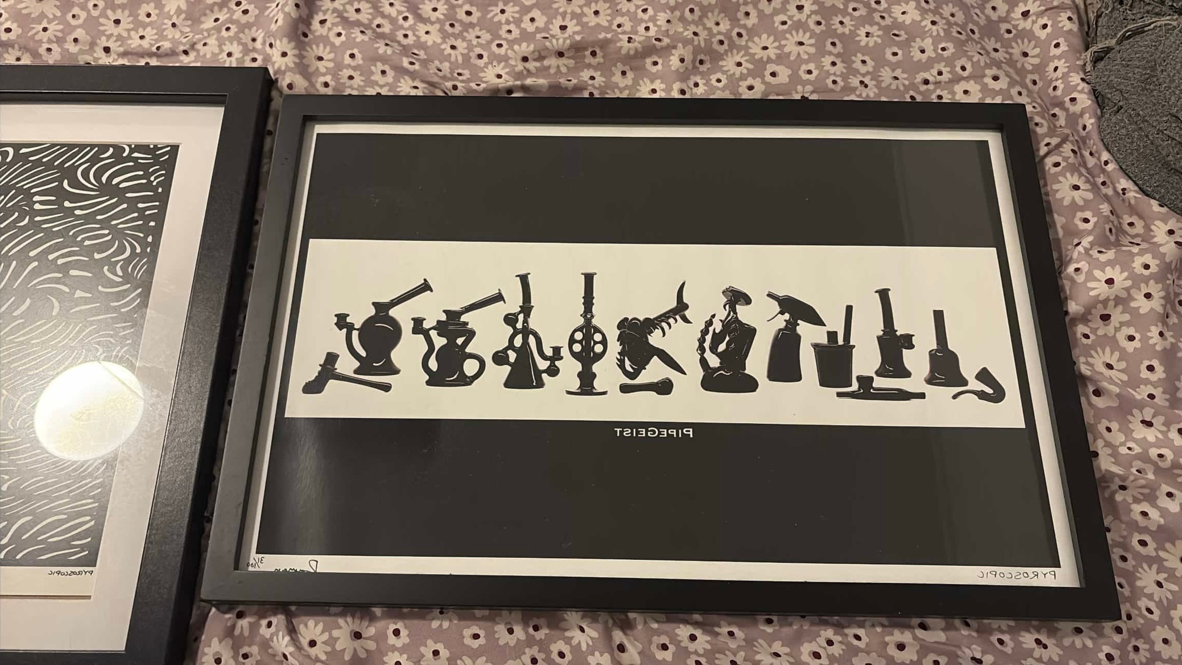 Preview pic of Pipegeist Mike Raman pyroscopic print 31/100 rare