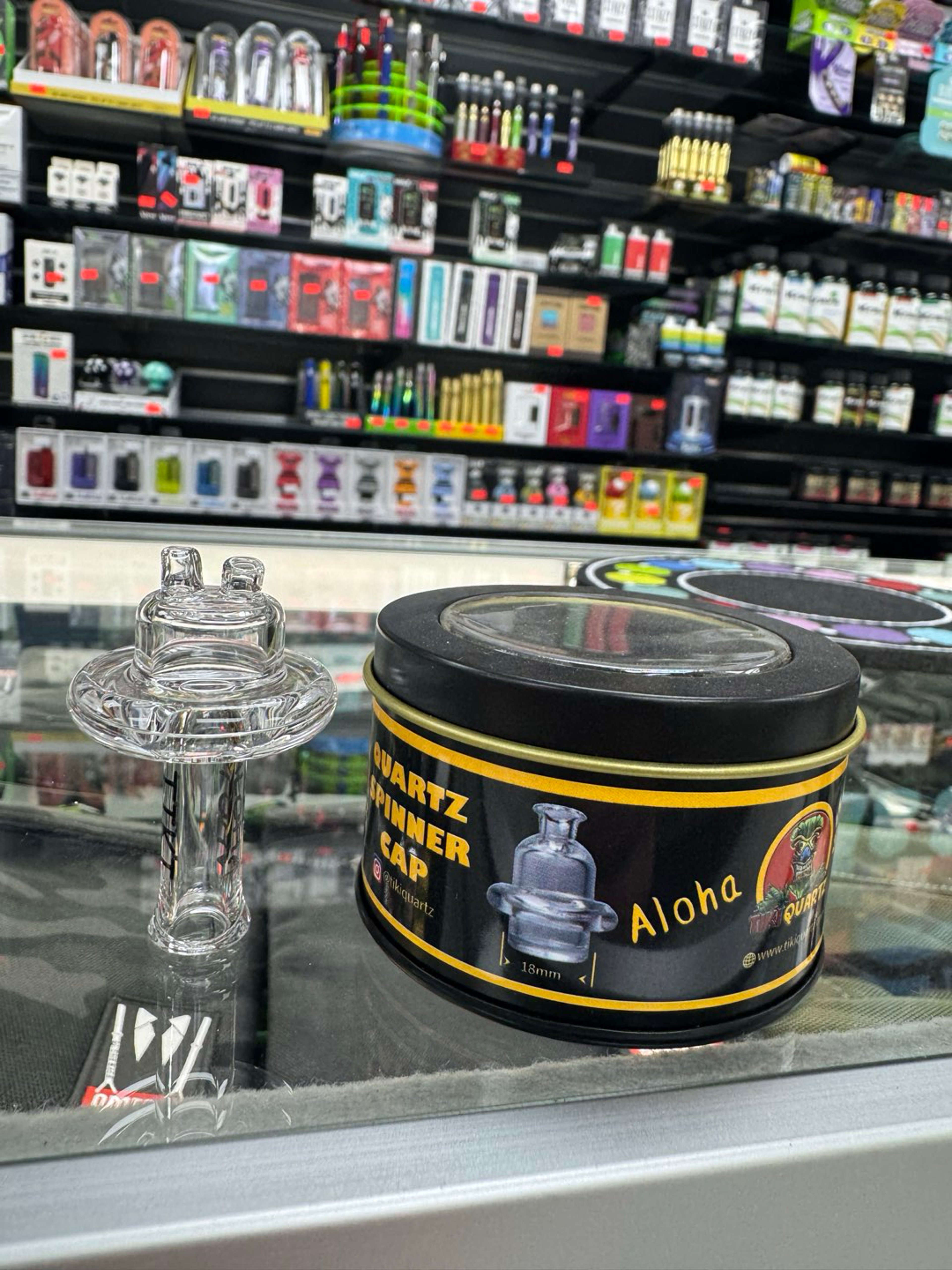 Preview pic of Tiki quartz spinner cap 2
