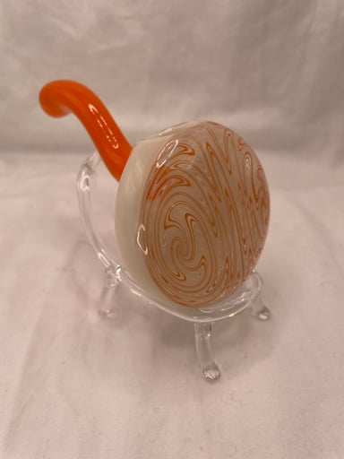 Preview pic of @PatrickBGlass Creamsicle Wigwag Pipe