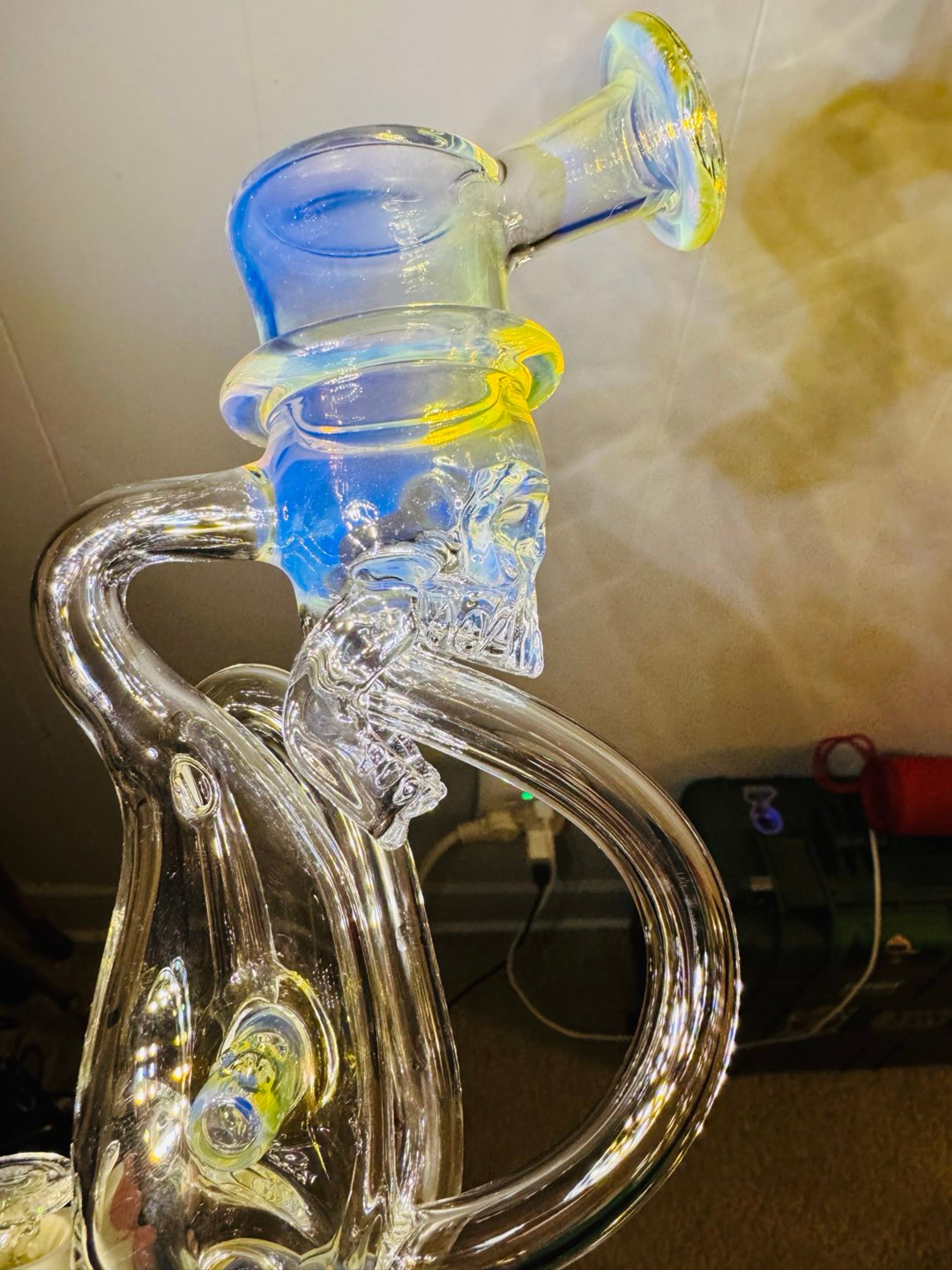Preview pic of RARE 🔥function custom carved Skullcycler fumed