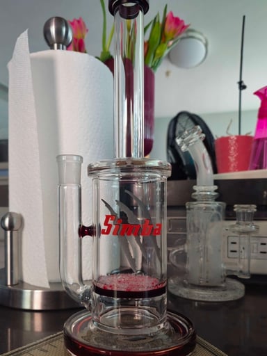 Preview pic of 2 Simba Fritted Disc bongs