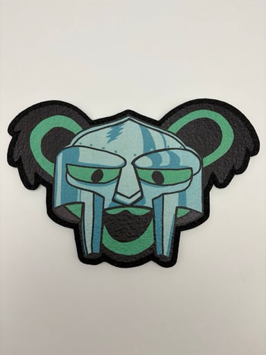 Preview pic of Green MF Doom Dancing Bear Moodmat