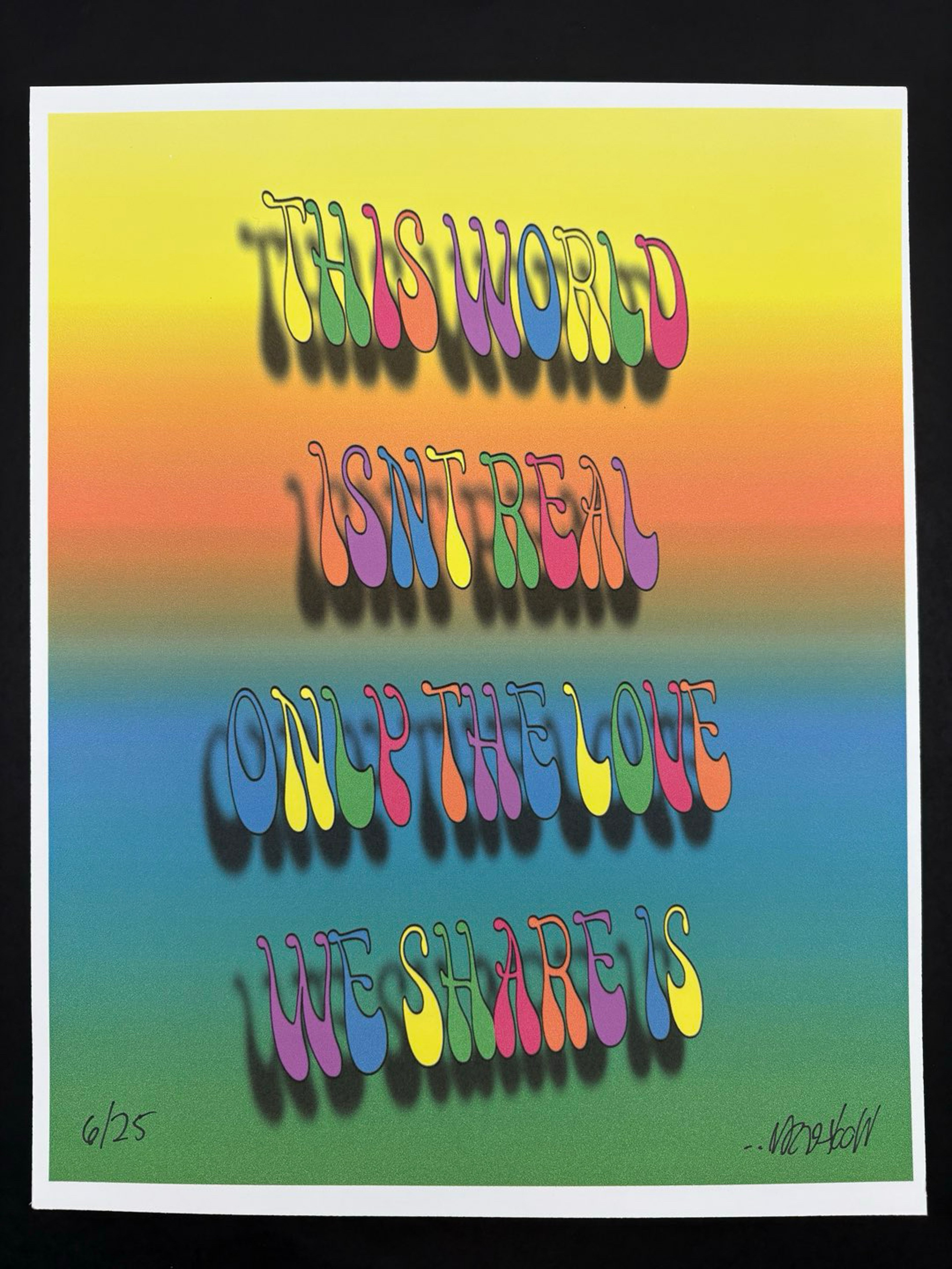 Preview pic of Wookerson “Only The Love” Print