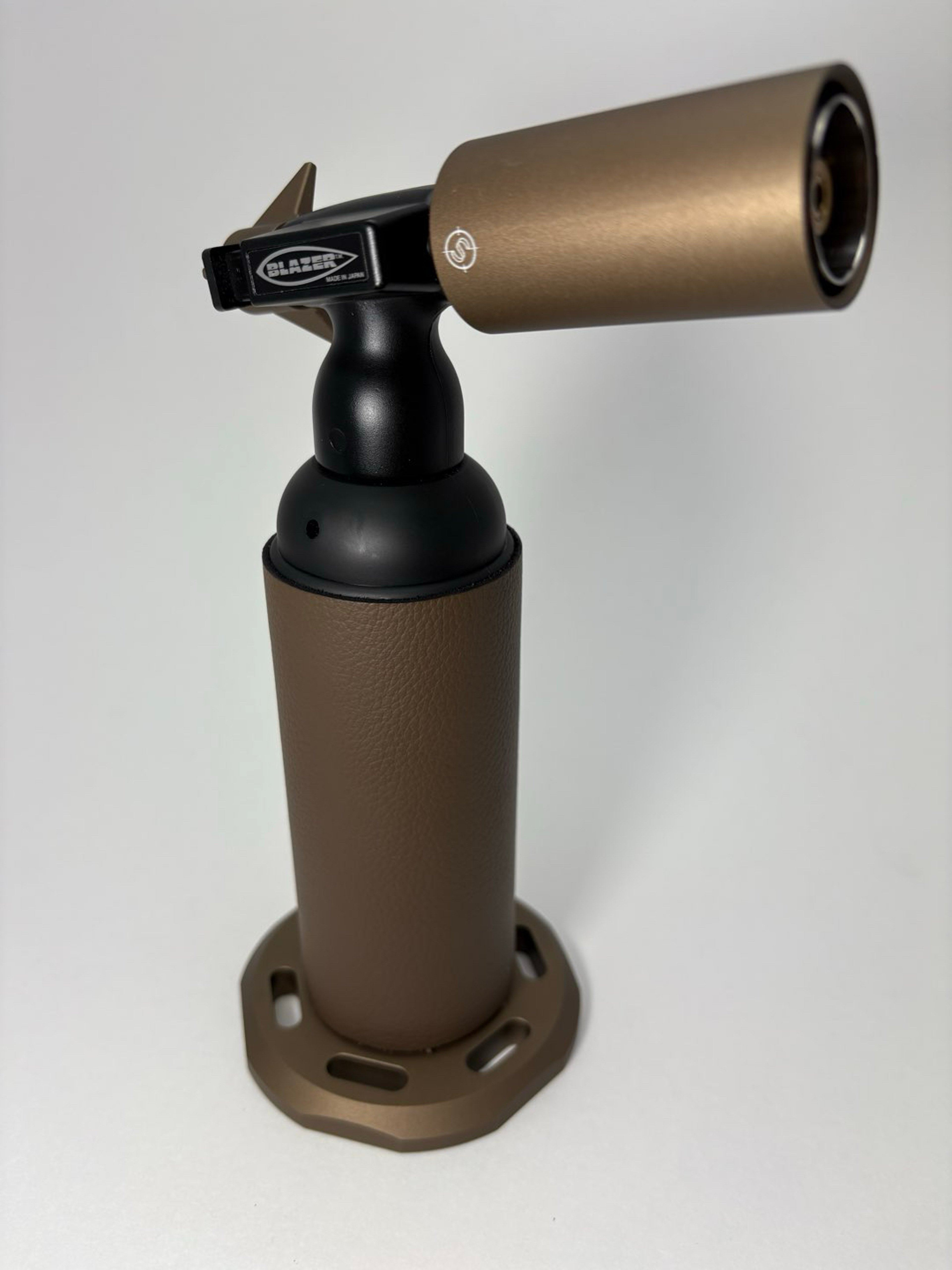 Preview pic of Brown Leather Wrapped Blazer Torch
