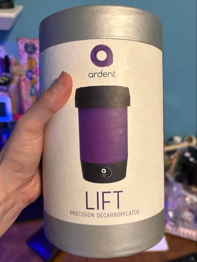 Preview pic of Ardent Nova Lift Decarboxylator Oven Odor-Free, Precision Heating Matte Purple 4x7.25 inch 120 volt