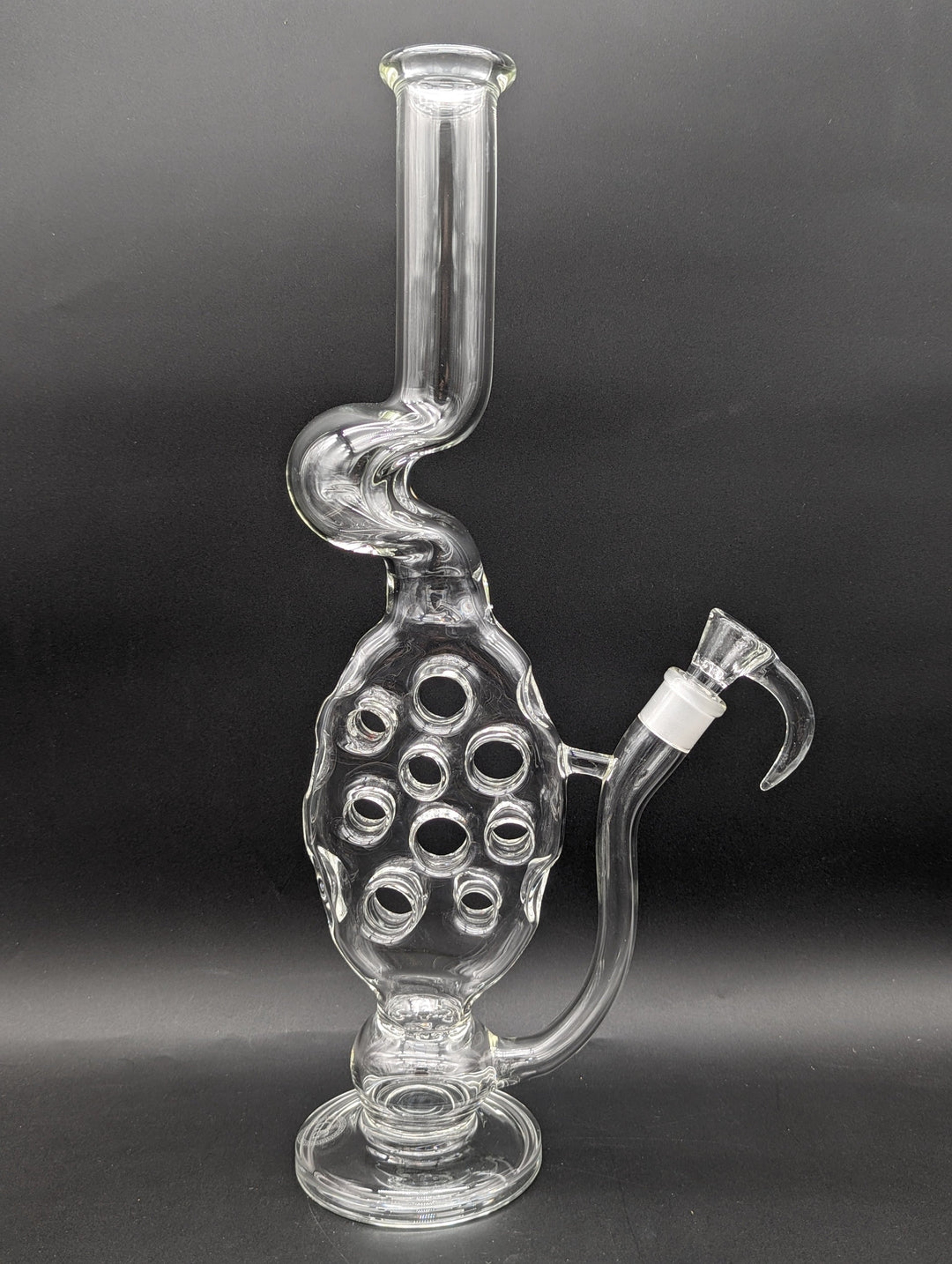 GREEK GLASS 18" SWISS TUBE 2.0 - SIDE FEEDER image 0