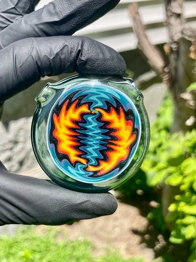 Preview pic of Wigwag pendy backed in unknown blue w/ star white lipwrap-0146