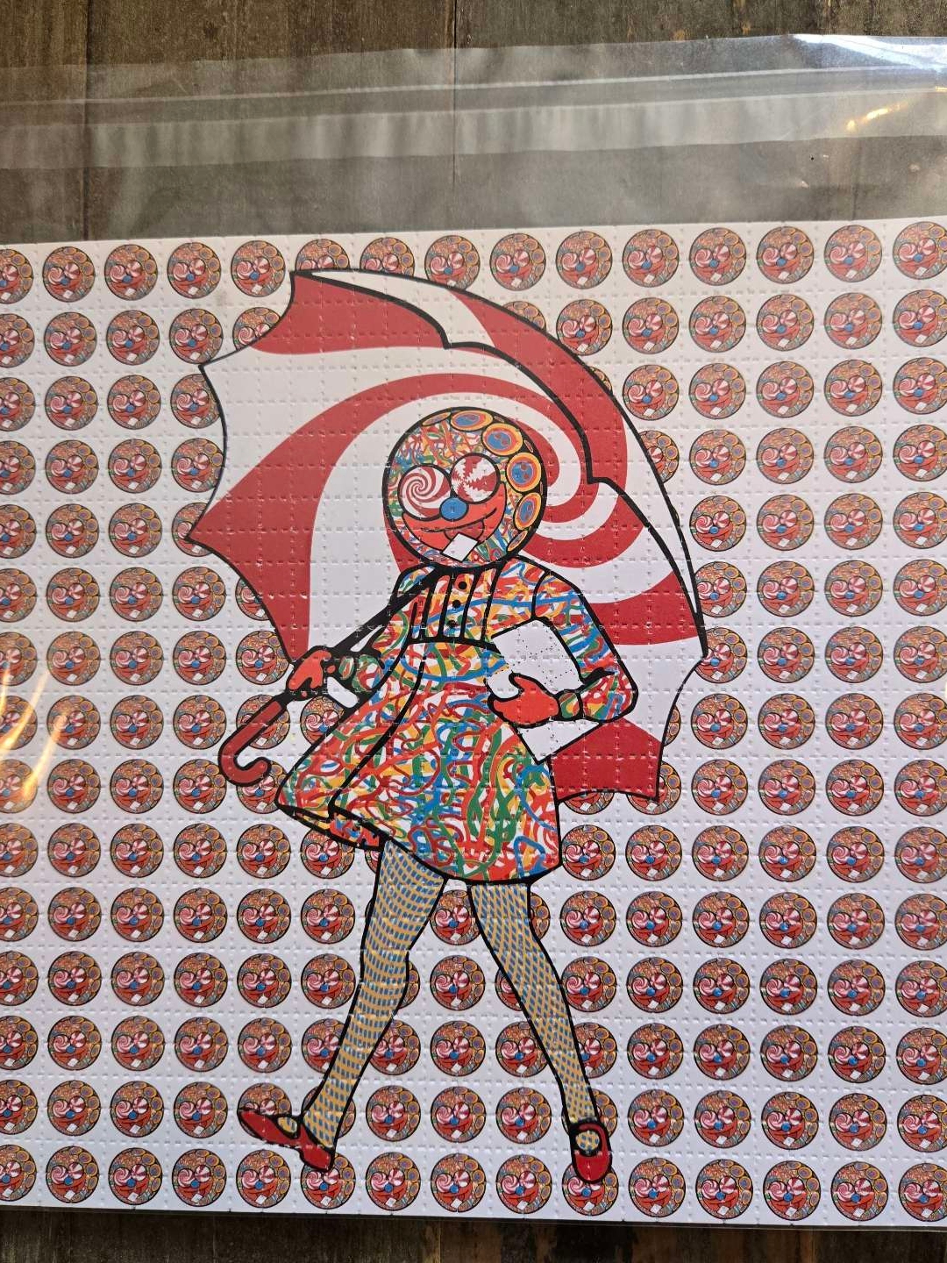 Gong Slinger Blotter Paper Artwork image 0