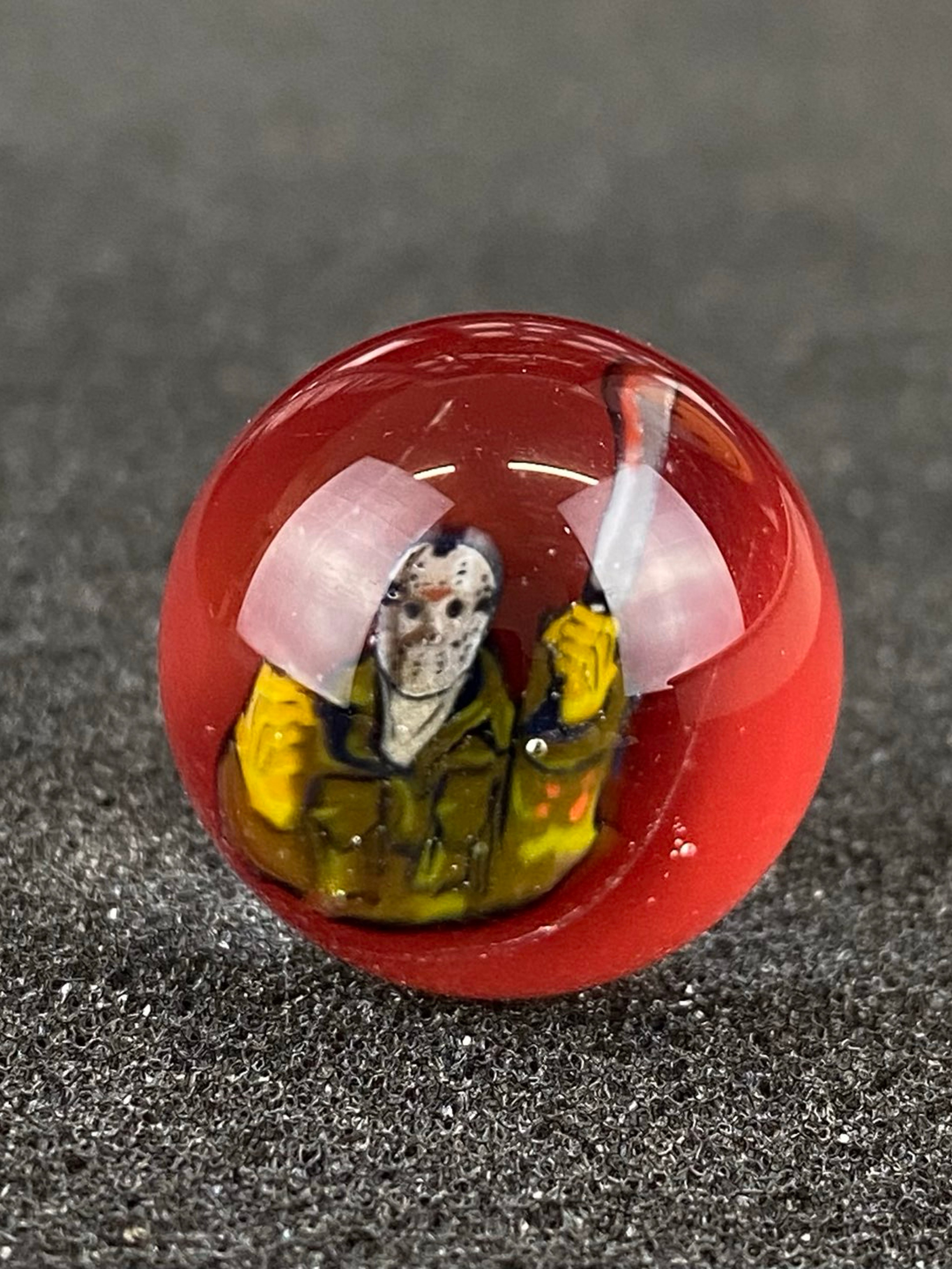Preview pic of Jason Voorhees Marble Top by Keys Glass