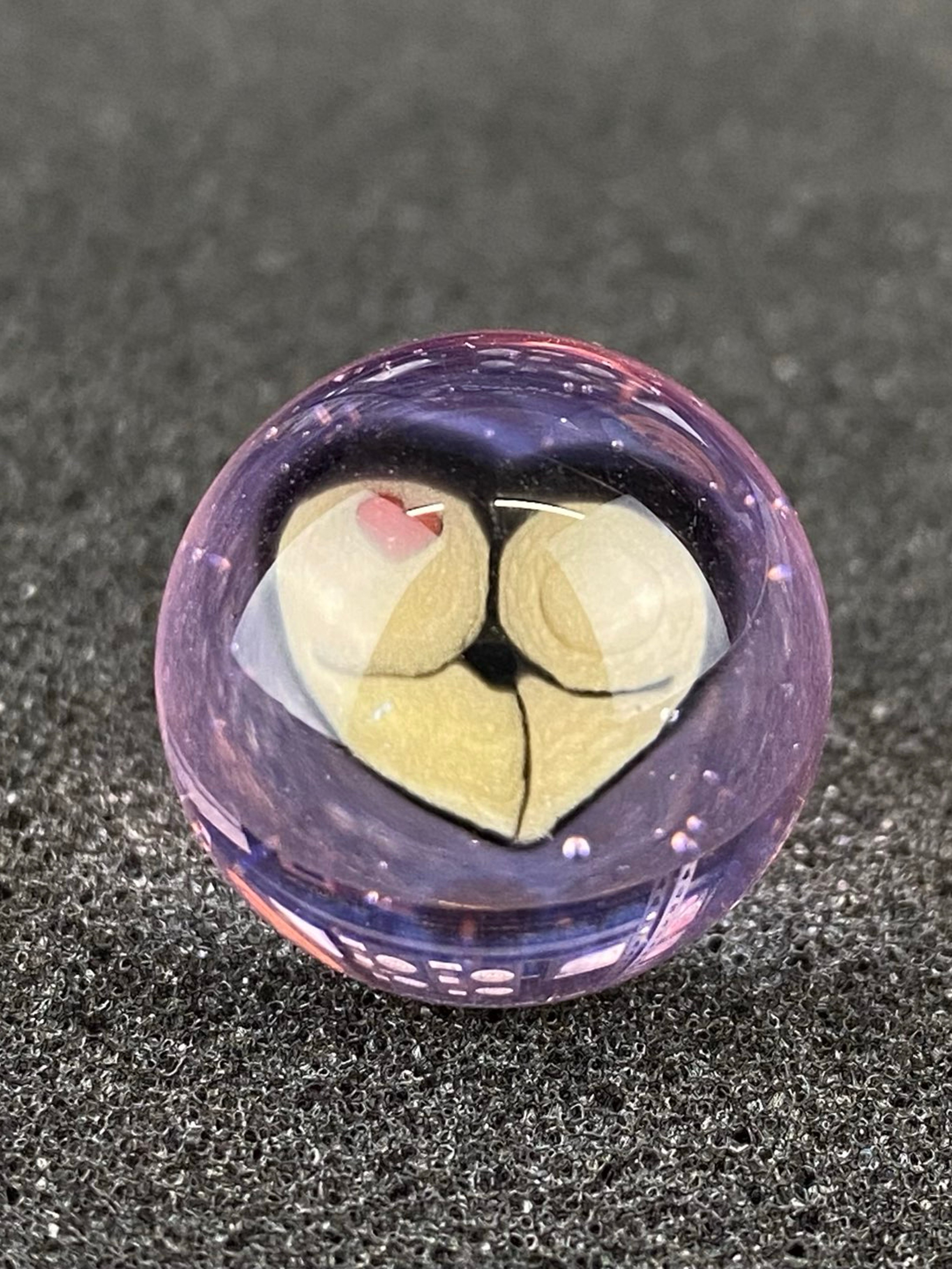 Preview pic of Round Bottom Marble Top by Keys Glass