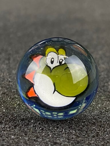 Preview pic of Super Mario Yoshi Marble Top by Keys Glass