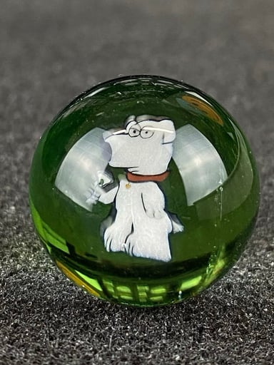 Preview pic of Family Guy Brian Griffin Marble Top by Keys Glass