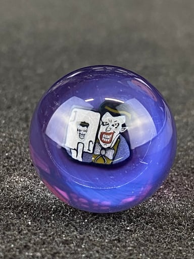 Preview pic of Batman The Joker Marble Top by Keys Glass