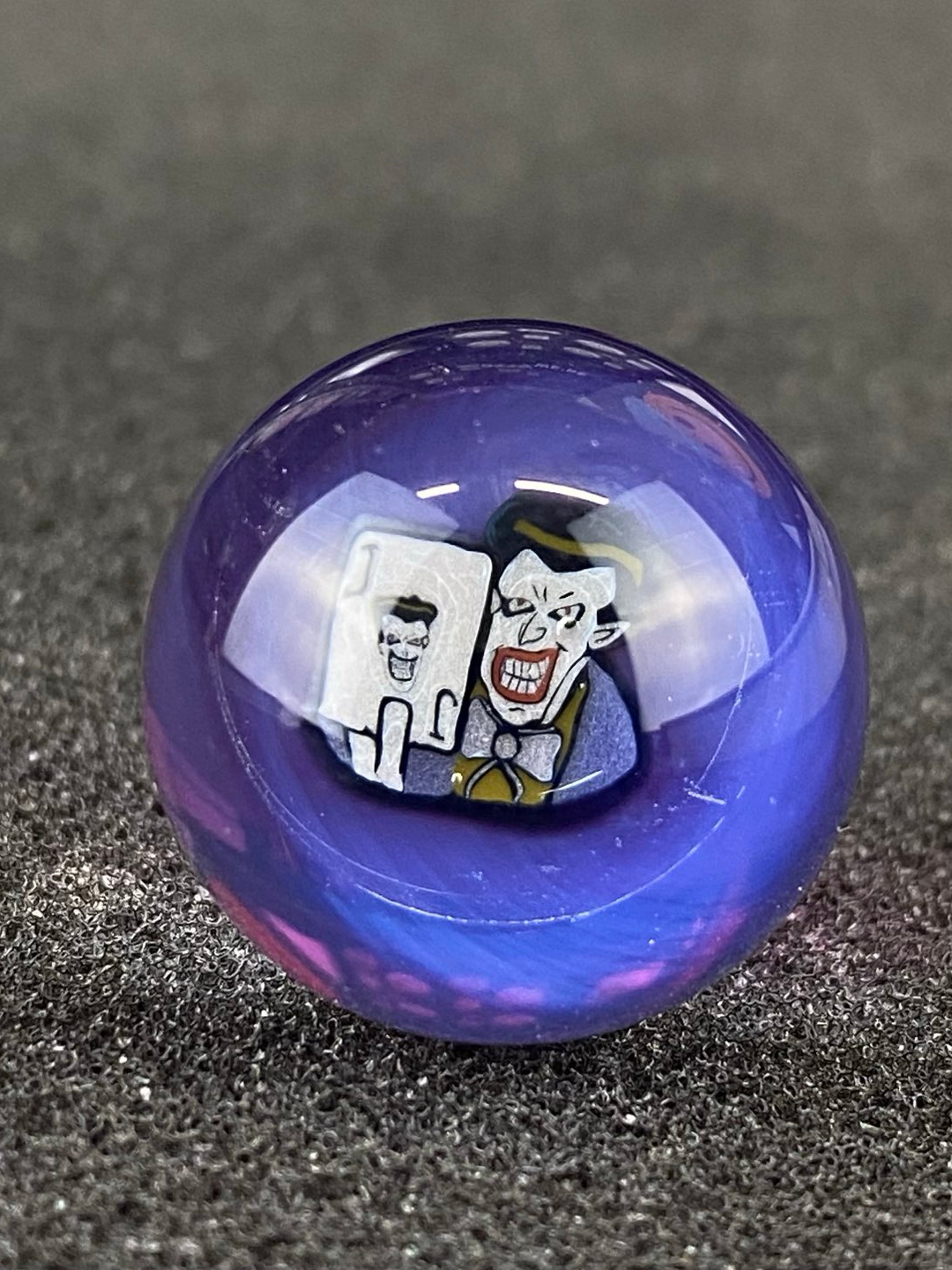 Batman The Joker Marble Top by Keys Glass image 0