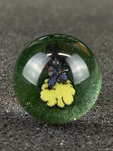 Preview pic of Dragon Ball Z Flying Nimbus Goku Marble Top by Keys Glass
