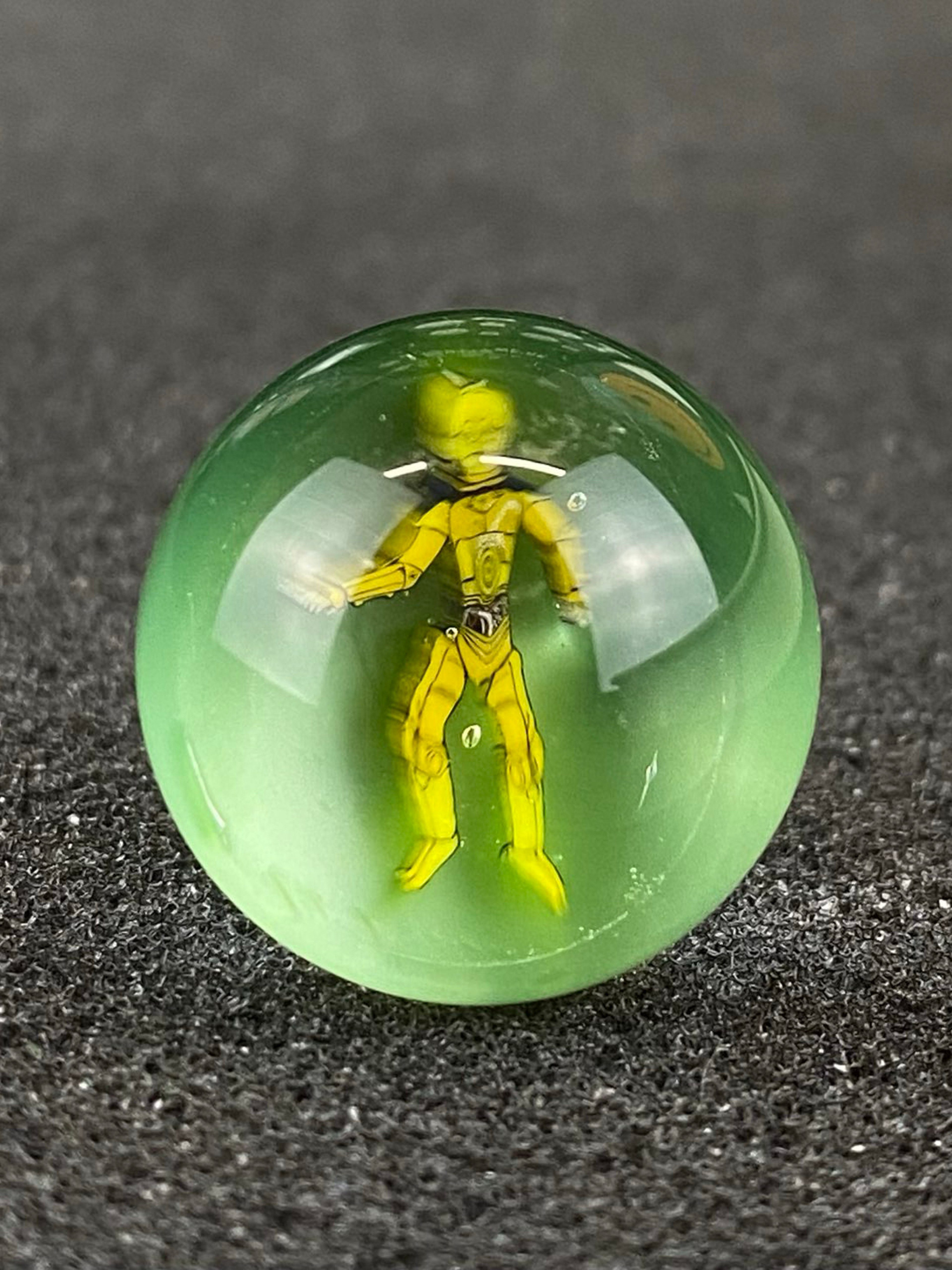 Star Wars 3CPO Marble Top by Keys Glass image 0